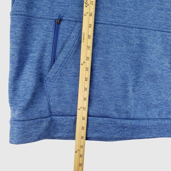 Nike Blue Pullover Hoodie With Front Pocket & Drawstring Hood Mens XL - Picture 5 of 10